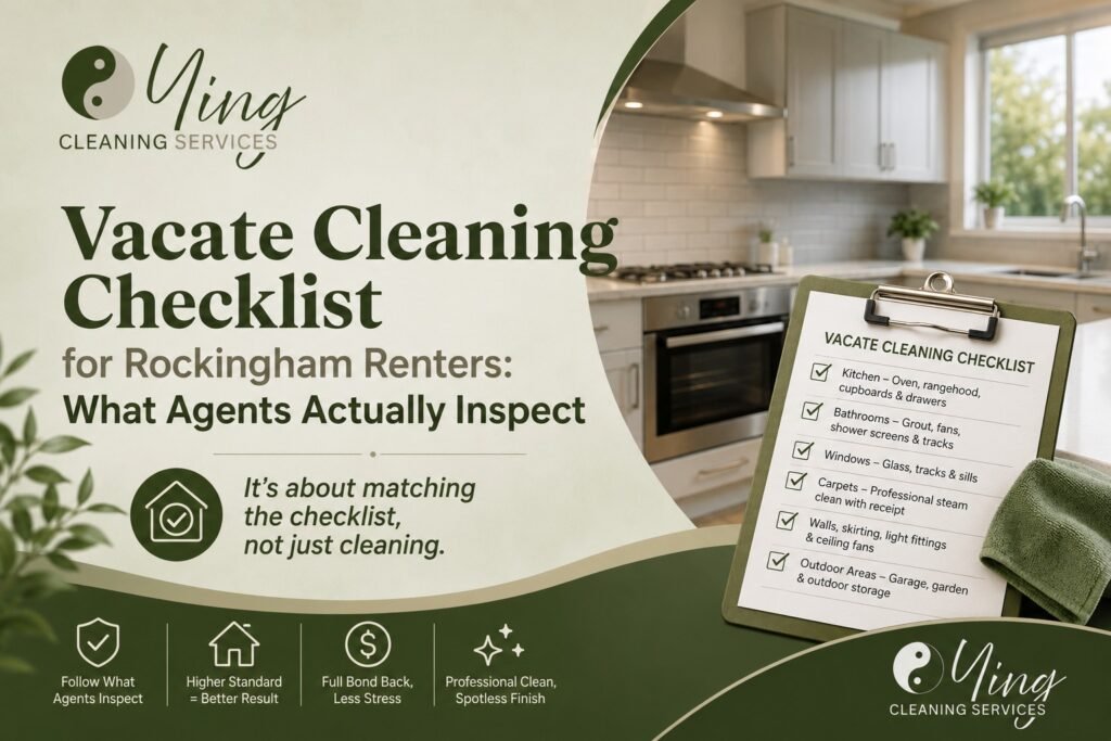 Vacate cleaning